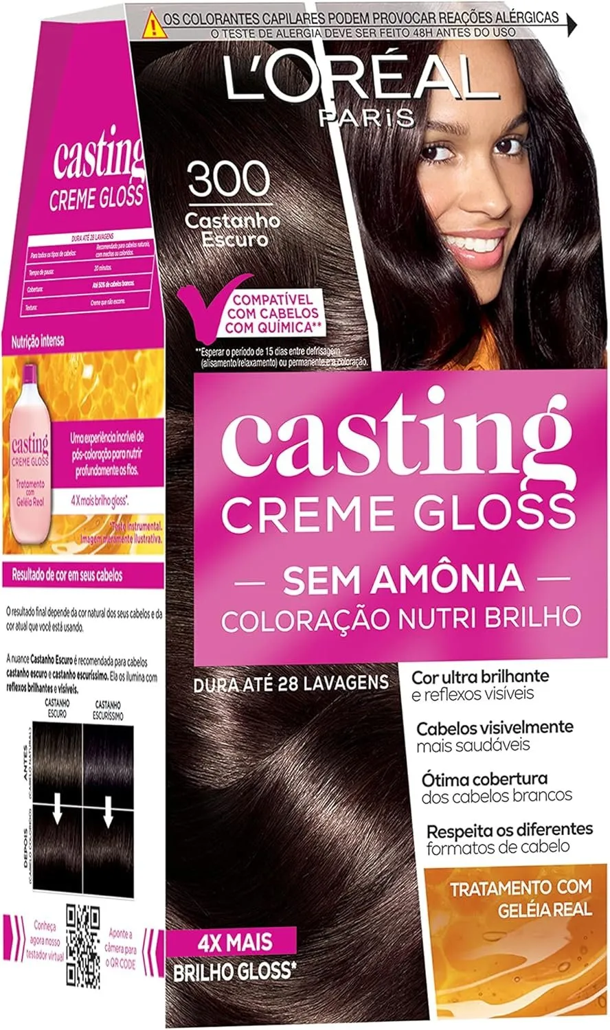 Casting Coloração Creme Gloss Castanho Escuro 300