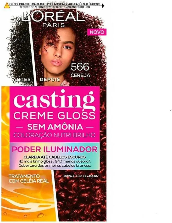 Casting Coloração Creme Gloss Cereja 566