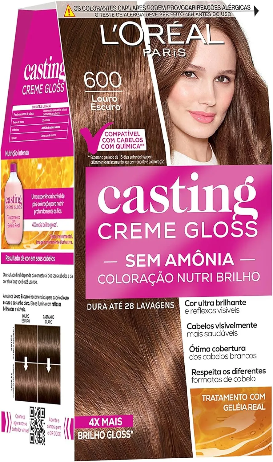 Casting Coloração Creme Gloss Louro Escuro 600