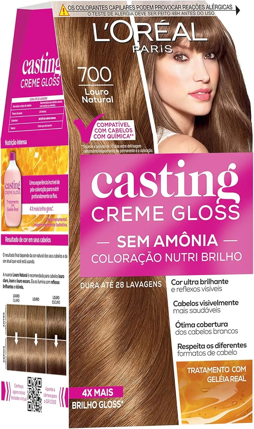 Casting Coloração Creme Gloss Louro Natural 700