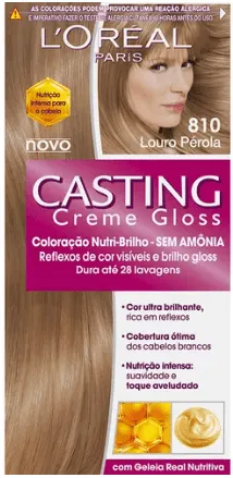 Casting Coloração Creme Gloss Louro Pérola 810