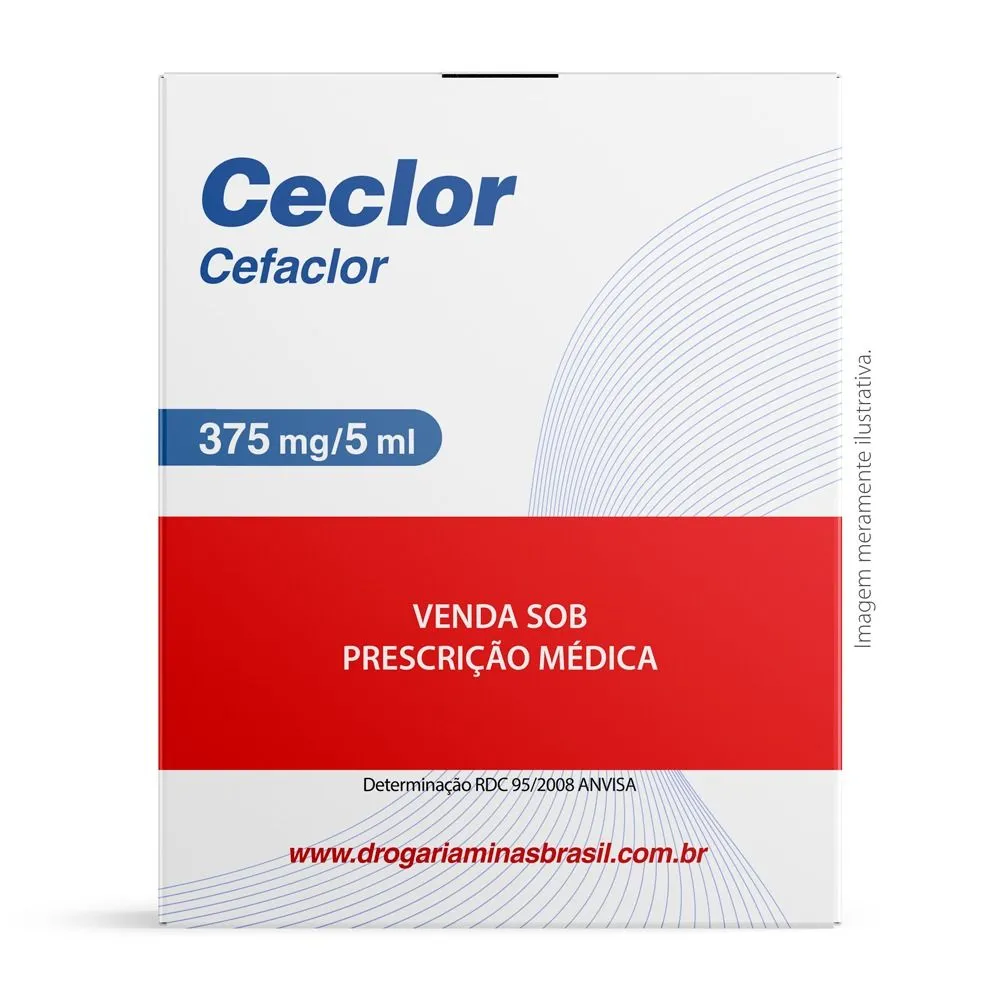Ceclor 375Mg/5Ml Suspensão 100Ml