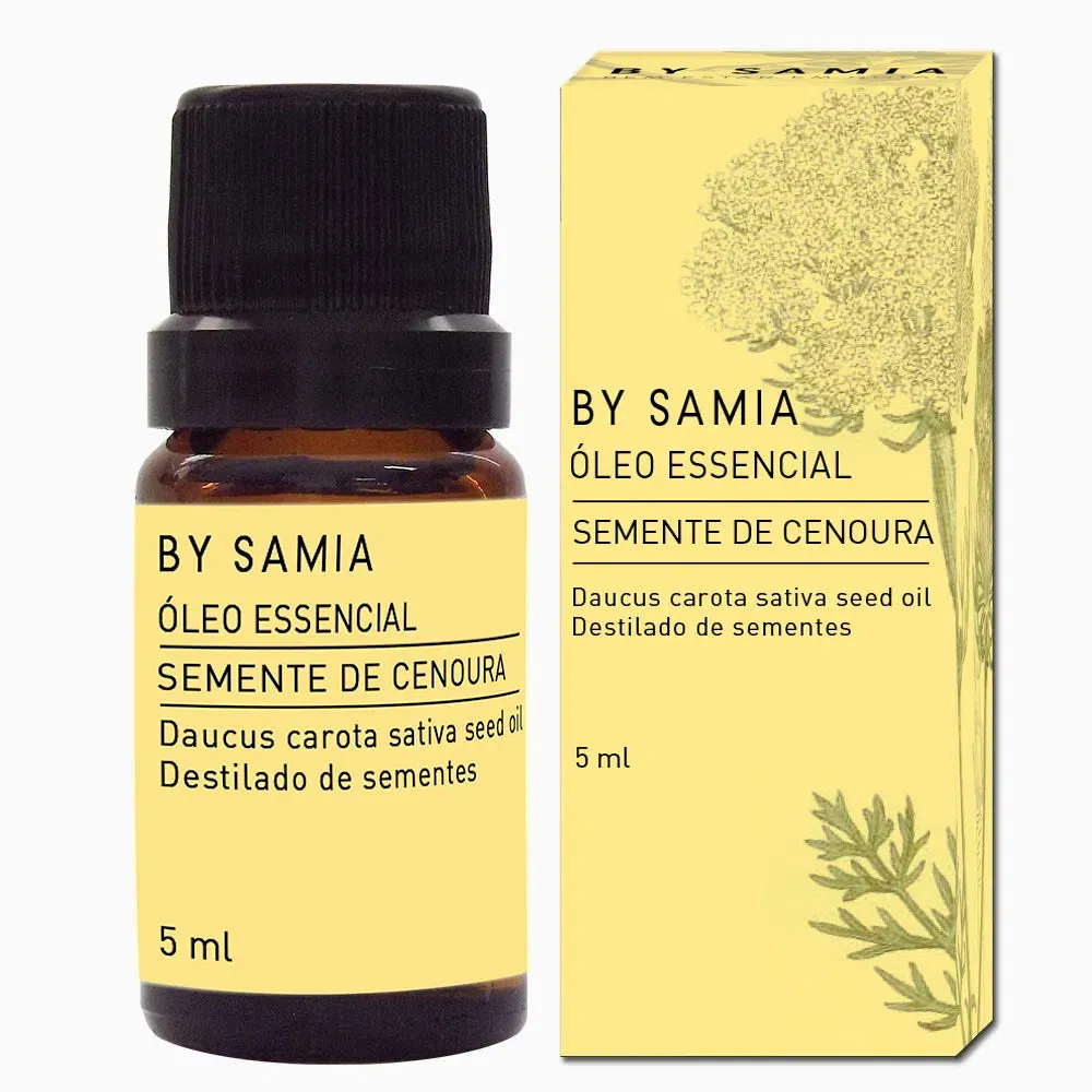 Óleo Essencial de Semente de Cenoura - By Samia - Frasco com 5ml