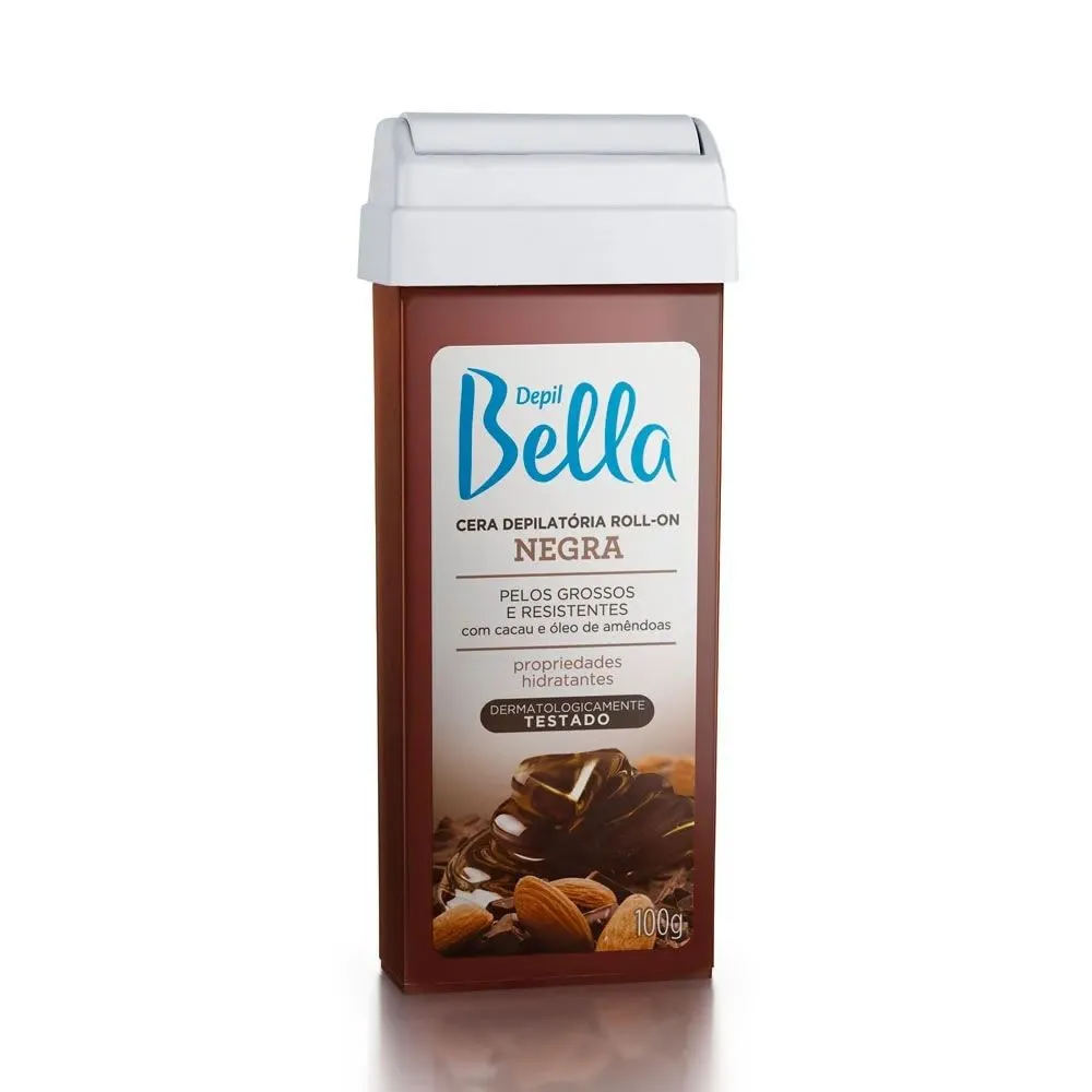 Cera Depil Bella Rollon Refil Negra 100G