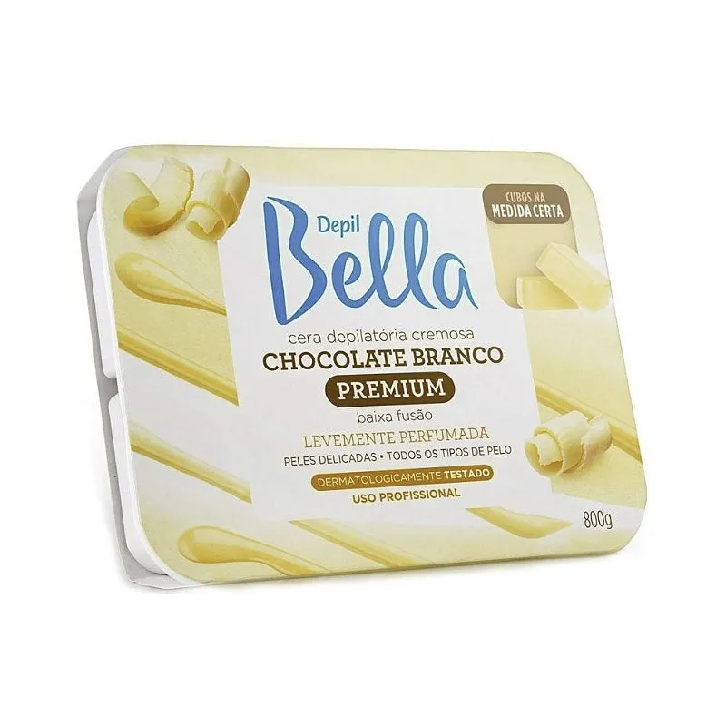 Cera Depilatória Cremosa Choco. Branco 800G