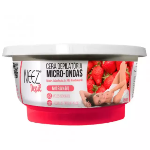 Cera Depil Neez Micro Ondas Morango 150g