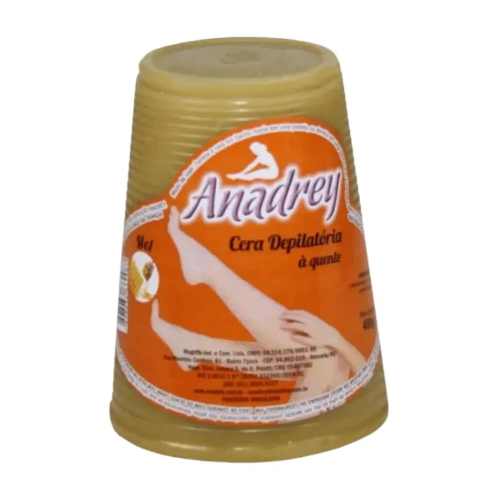 Cera Depilatória Mel Anadrey 400g