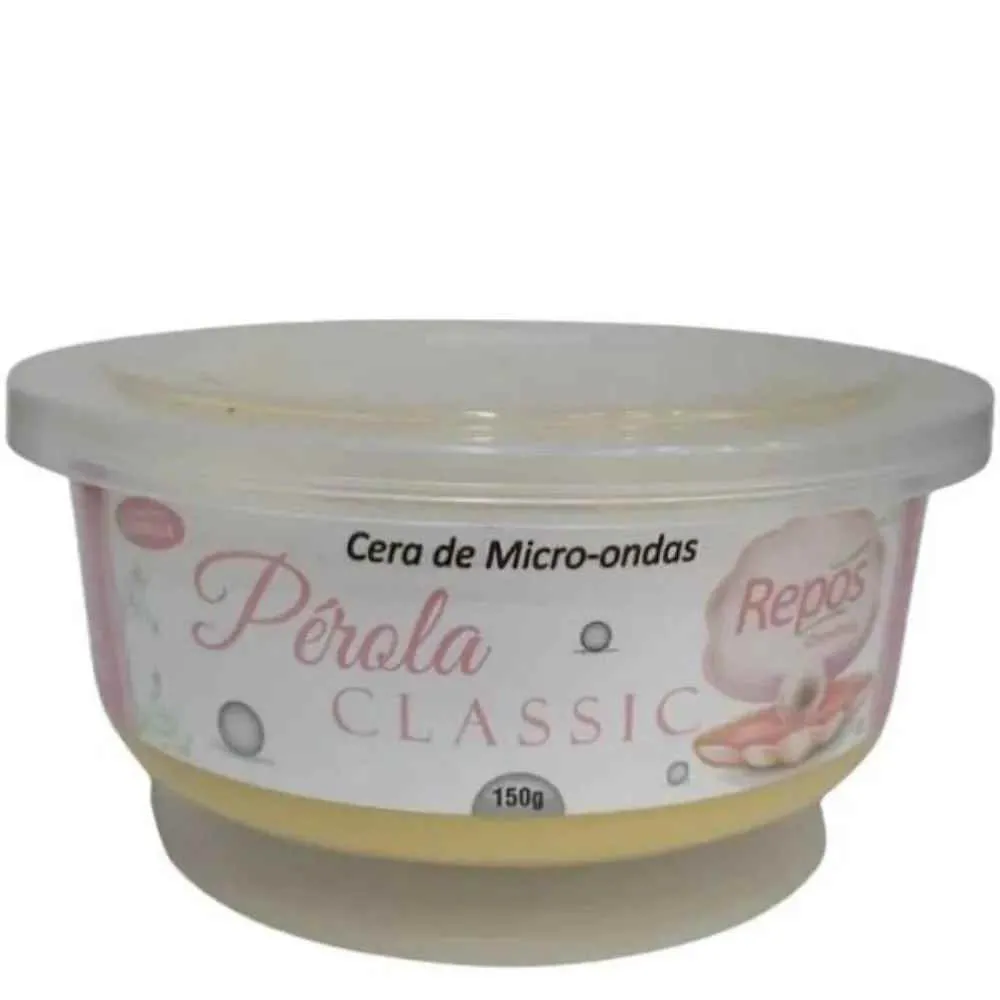 Cera Depilatória para Microondas Repos Perola Classic 150G