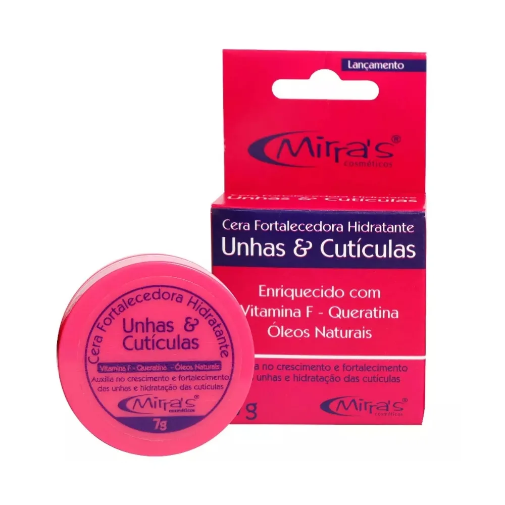Cera Para Unhas e Cutículas Mirras Nutritiva 7g