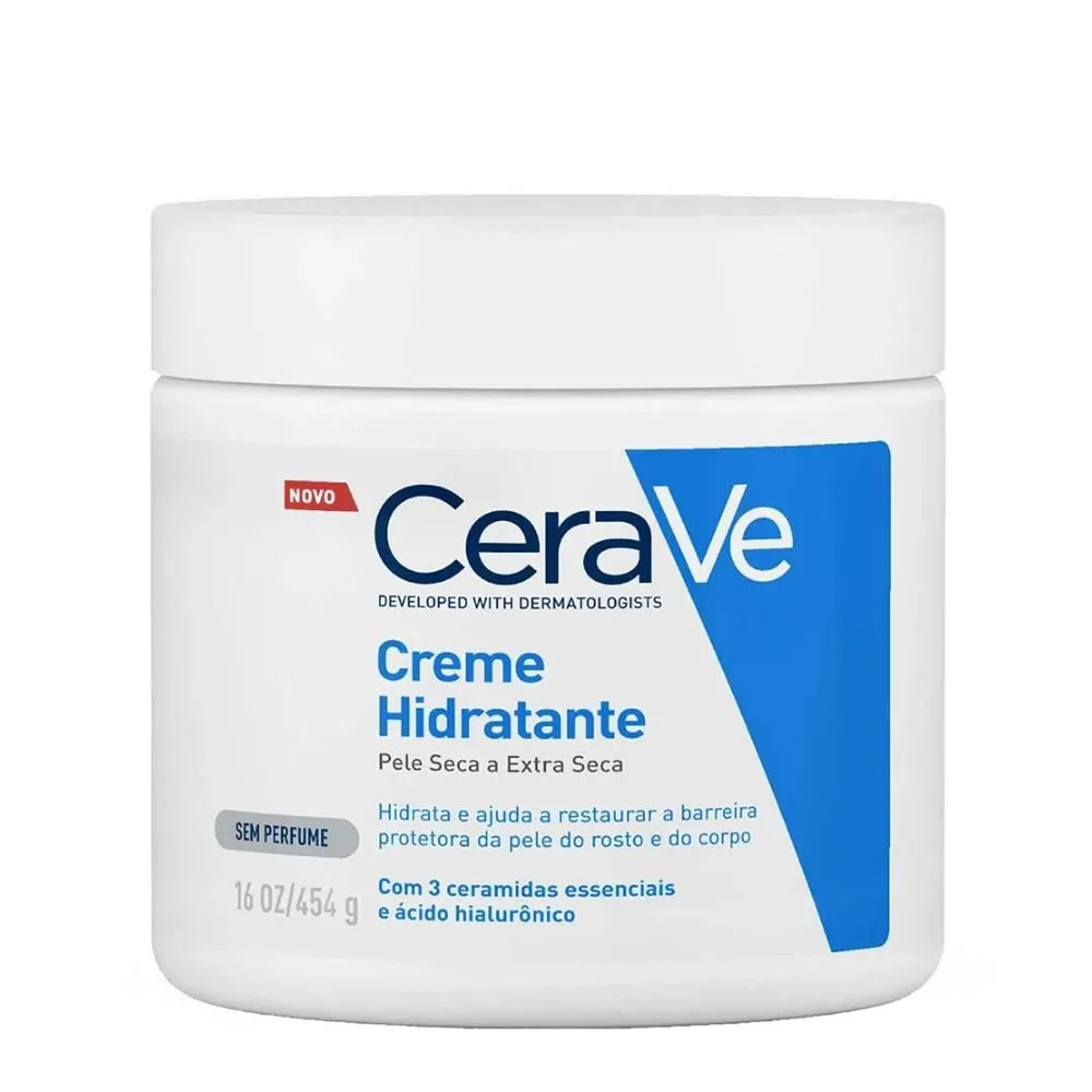 Cerave Creme Hidratante Pele Seca e Extra Seca 454g