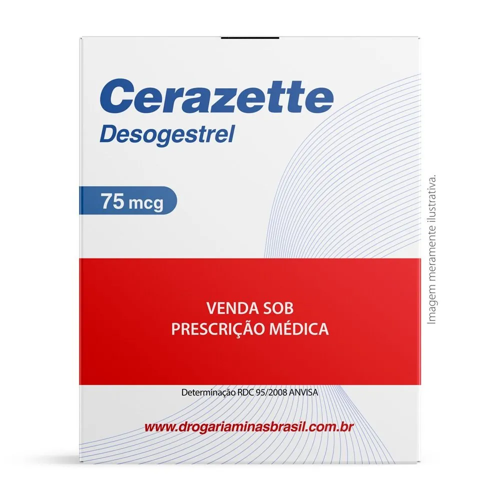 Cerazette 75mcg Com 28 Comprimidos Blister