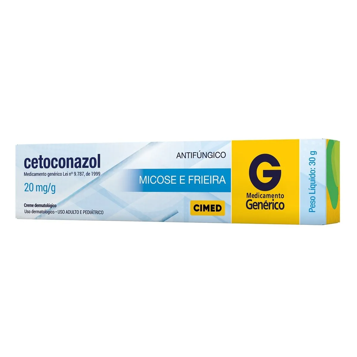 Cetoconazol Creme Dermatológico 30g Genérico Cimed