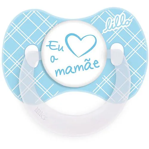 Chupeta Lilo Funny Amor Silicone Ortopédica Tamanho 2 Azul Ref-605420