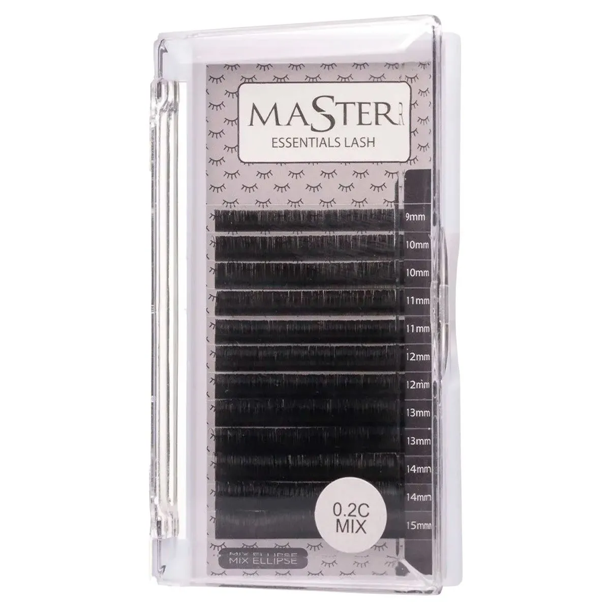 Fios Para Extensão de Cílios Master Lash Ellipse Curvatura C Espessura 0,2