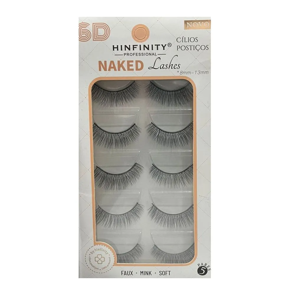 Cílios Postiços com 5 pares NK202