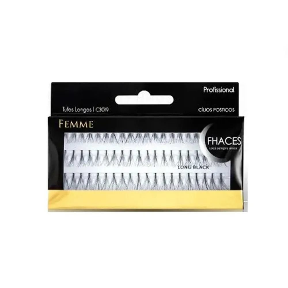 Cílios Postiços Fhaces Femme Longo 3019