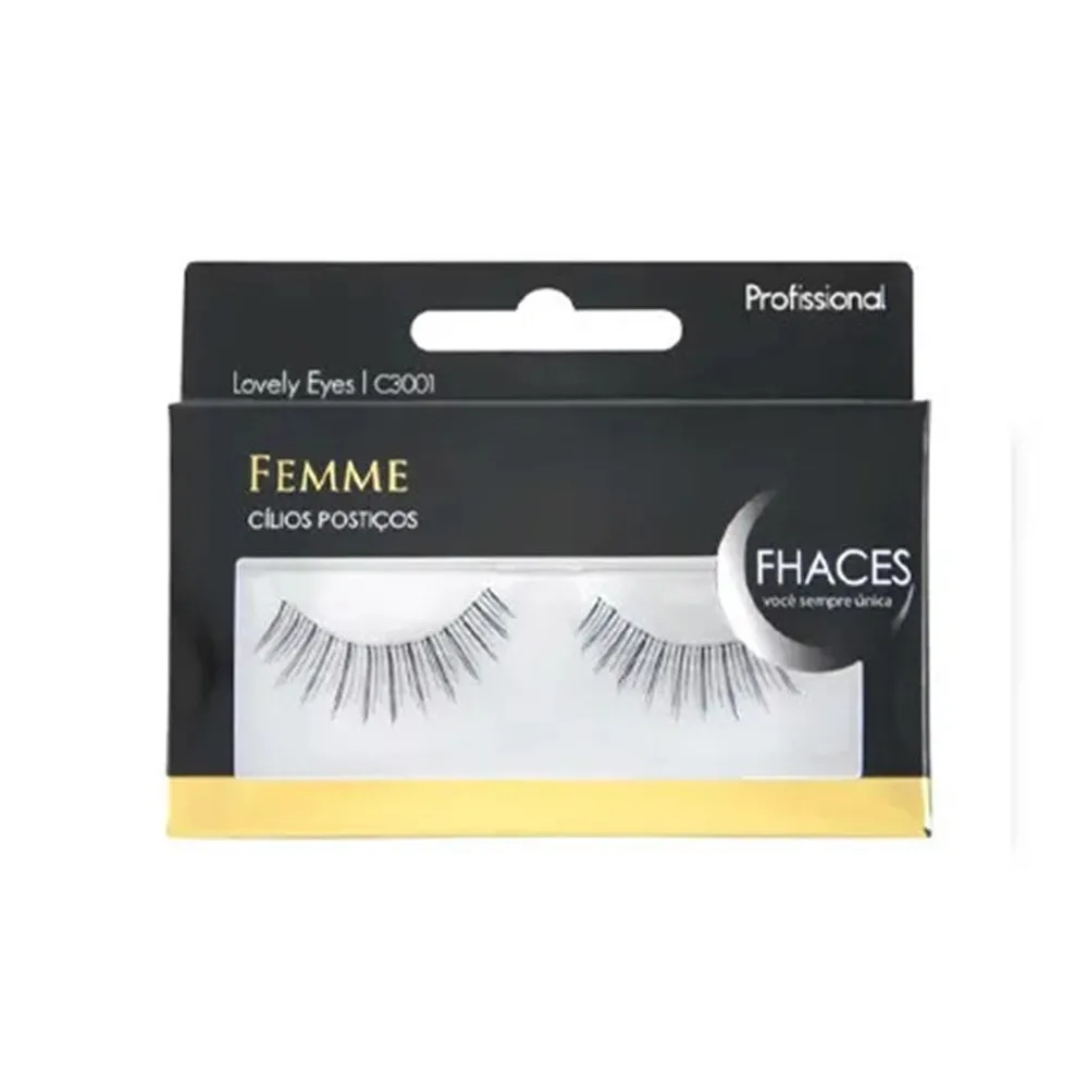 Cílios Postiços Fhaces Lovely Eyes 3001