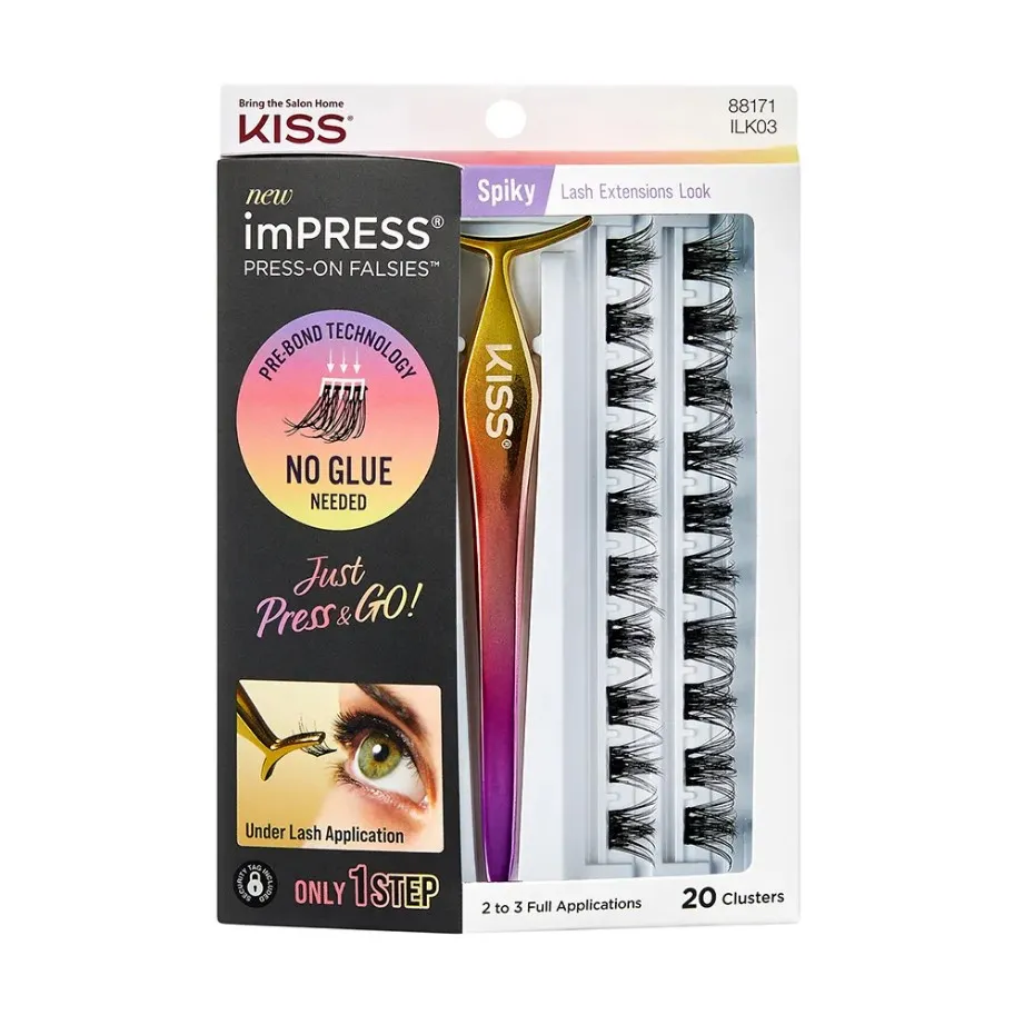 Cílios Postiços Kiss New York imPRESS Kit 03