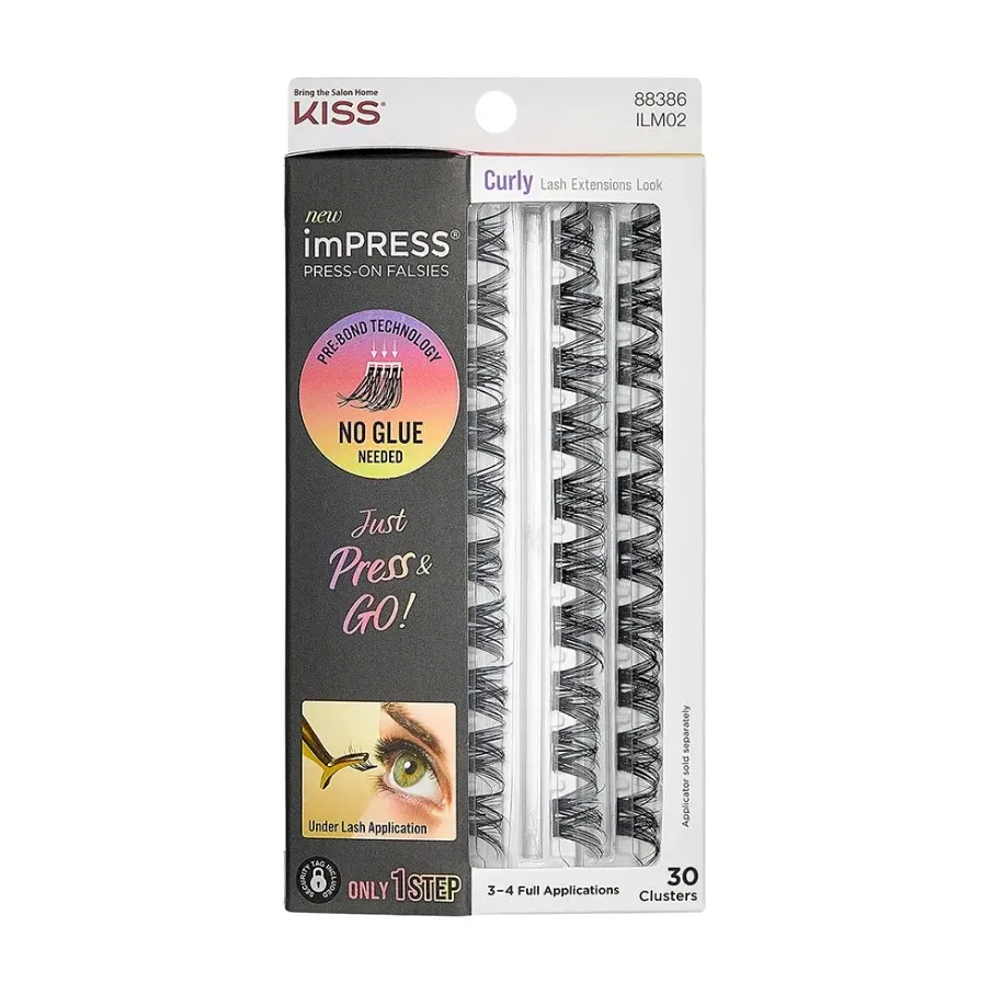 Cílios Postiços Kiss New York imPRESS Refil 2