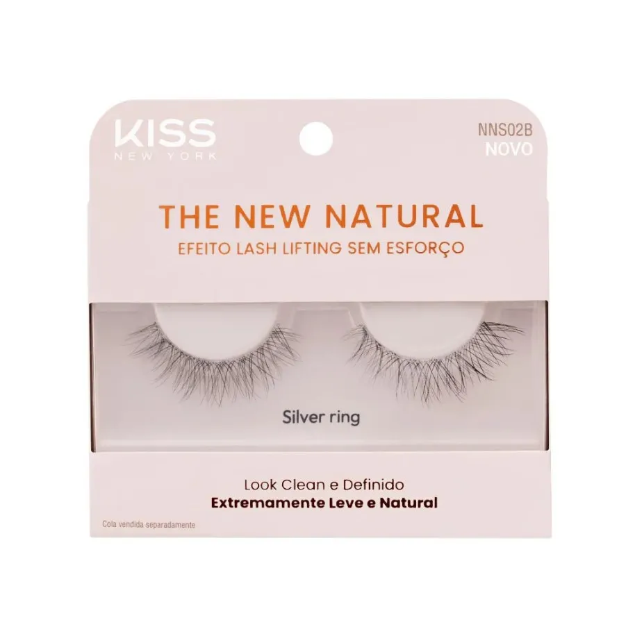 Cílios Postiços Kiss New York New Natural Red Dress