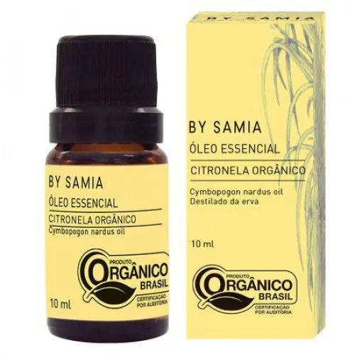 Óleo Essencial de Citronela (Orgânico) - By Samia - Frasco com 10ml