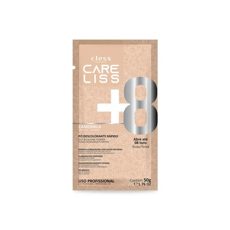 Cless Care Liss Pó Descolorante Camomila 50g |ByLinda