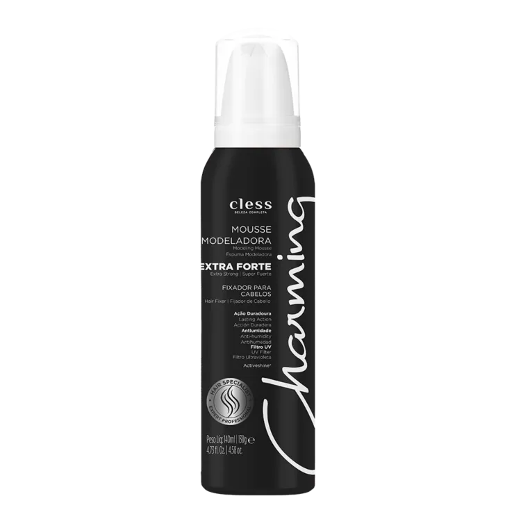 Cless Charming Extra Forte Mousse Modelador 140ml | ByLinda