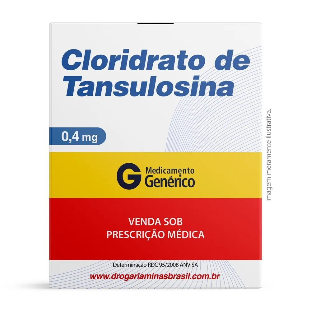Cloridrato Tansulosin 0,4Mg Genérico Geolab Com 20 Comprimidos