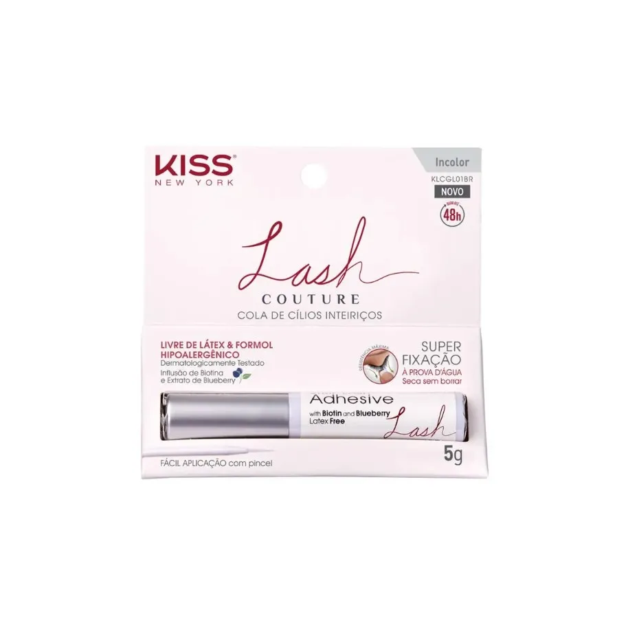 Cola Para Cílios Kiss 5g Lash Couture Incolor