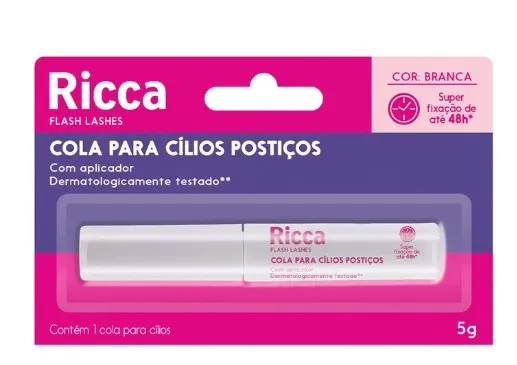 Cola Para Cilios Postiço Ricca 48 Horas
