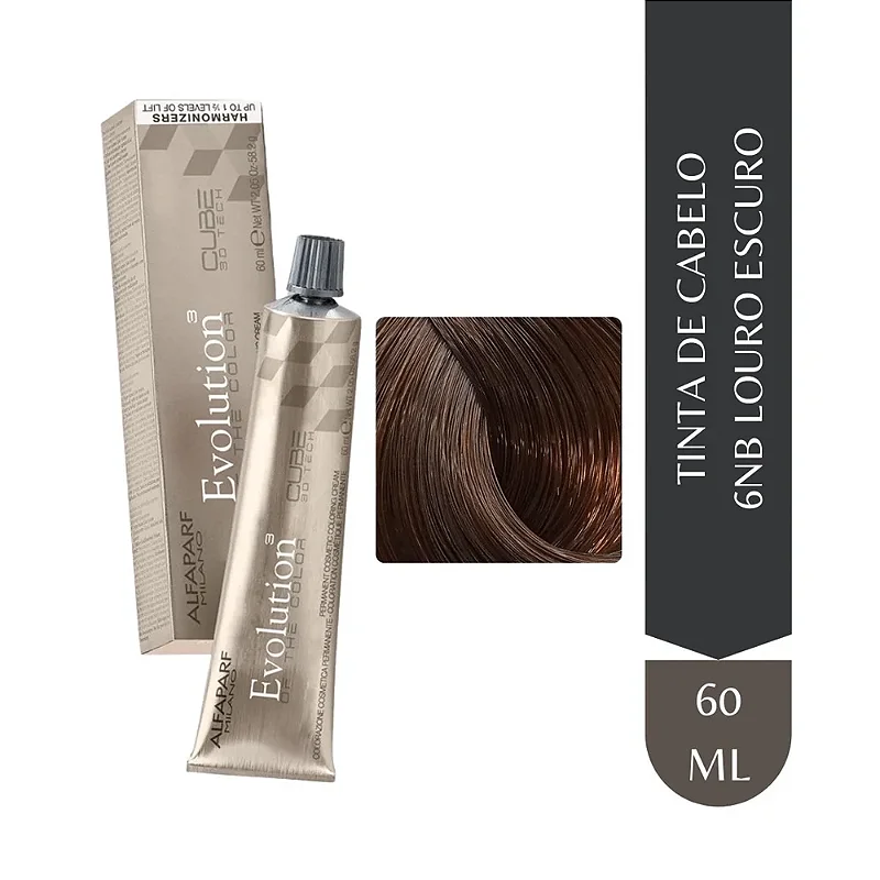 Coloração Alfaparf Evolution 6NB Louro Escuro 60ml