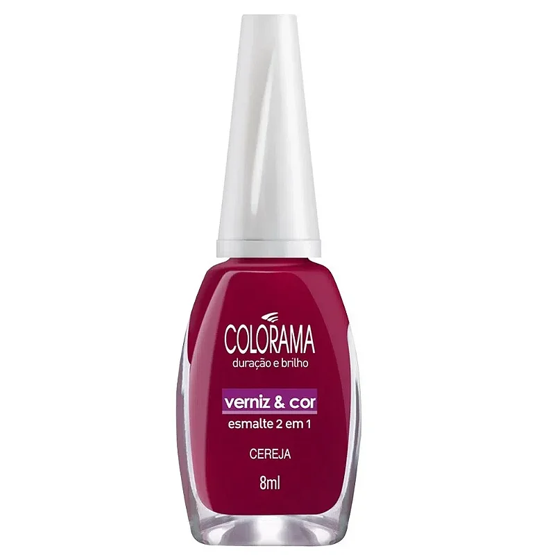 Colorama Verniz e Cor Cereja 8ml