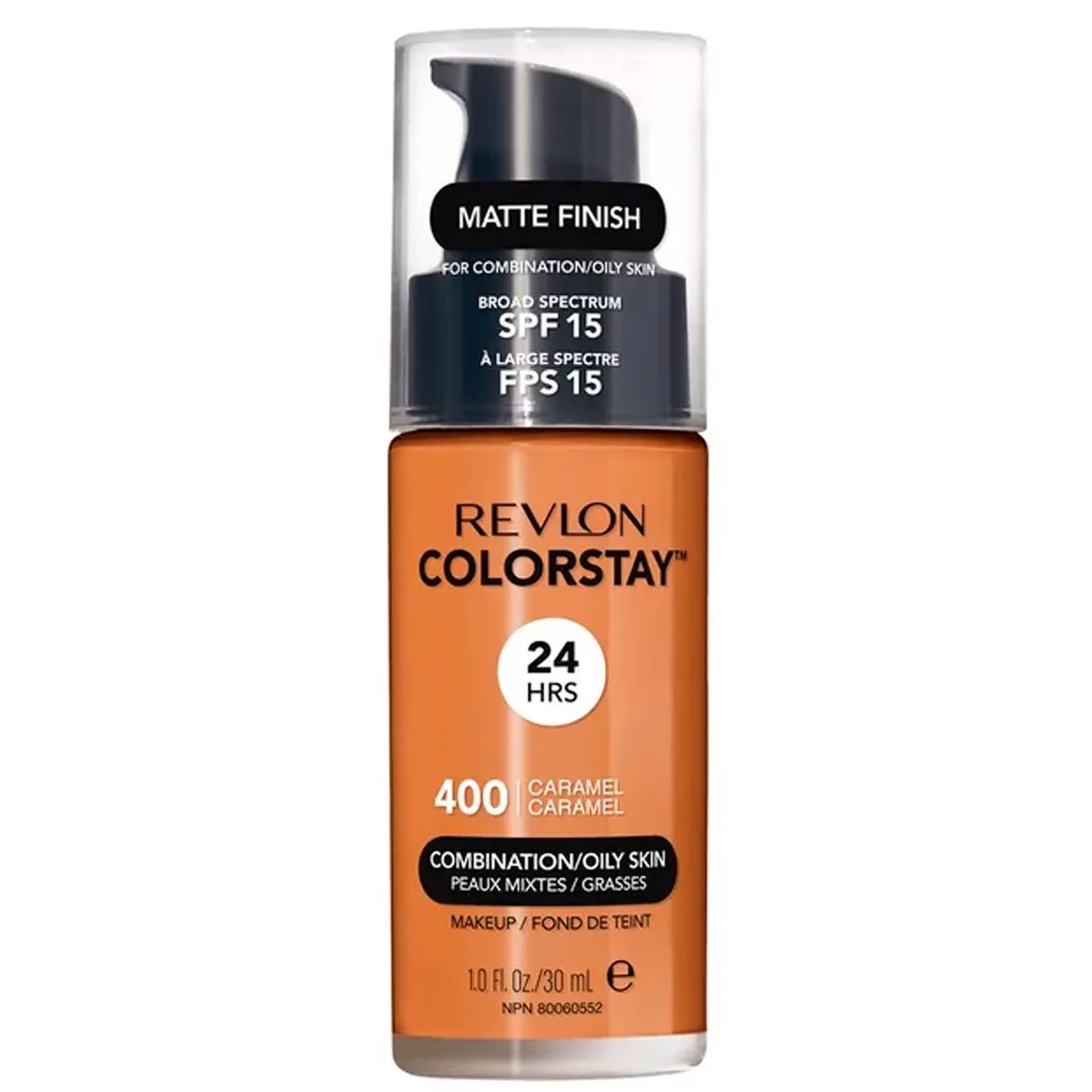 Base Líquida Revlon ColorStay Pele Mista à Oleosa FPS15 30ml 400 Caramel