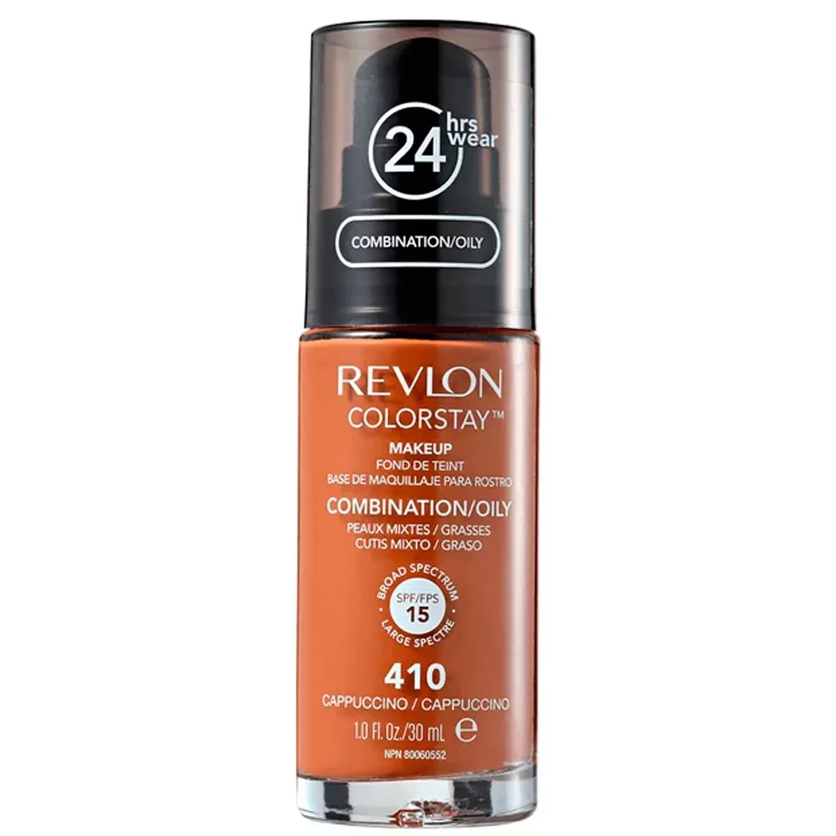 Base Líquida Revlon ColorStay Pele Mista à Oleosa FPS15 30ml 410 Cappuccino