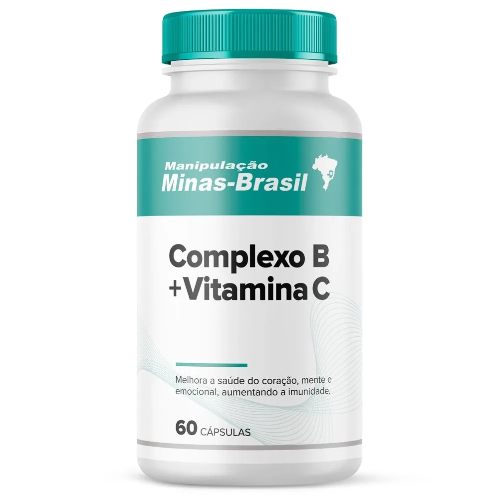 Complexo B 100 Mg Vitamina C 500 Mg 60 Cápsulas