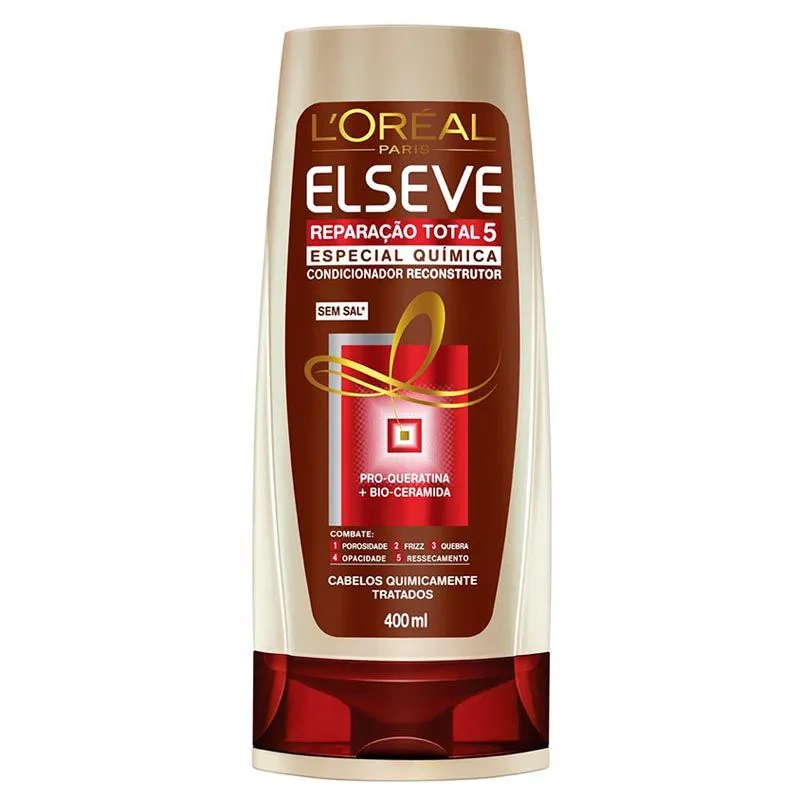 Condicionador Elseve Reparação Total 5 Especial Química 400ml L'Oréal Paris