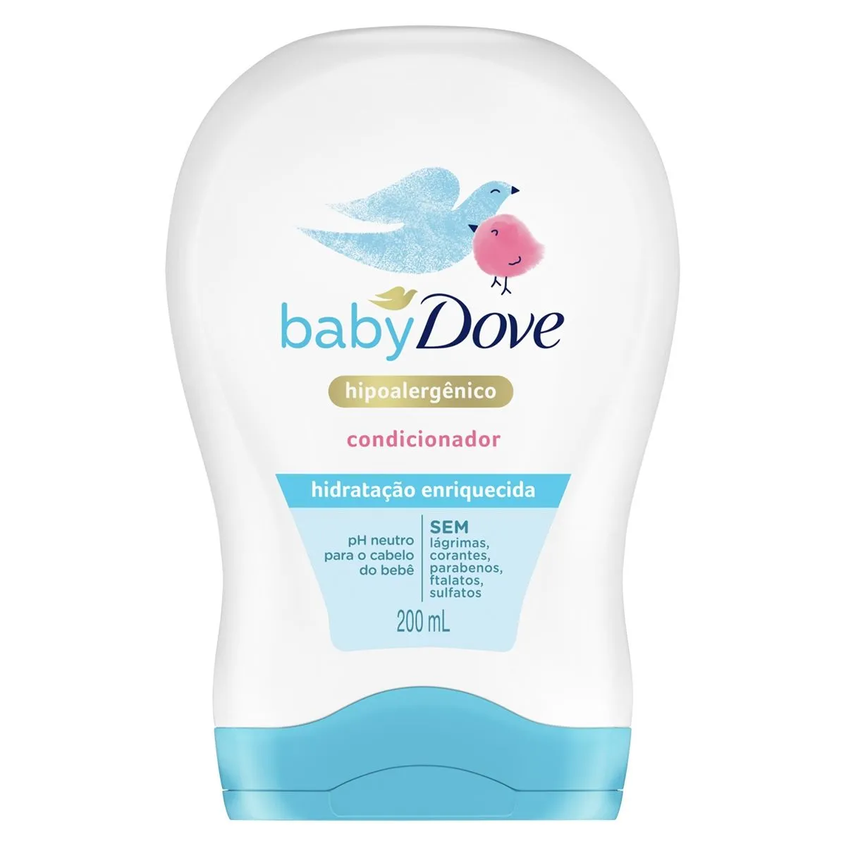 Condicionador Hipoalergênico Hidratação Enriquecida 200ml Baby Dove