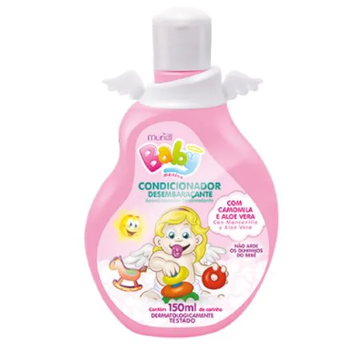 Condicionador Infantil Muriel Baby Menina Desembaraçante 150 Ml