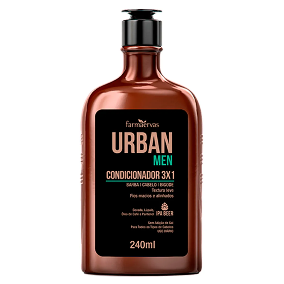 Condicionador para Cabelo 3×1 Urban Men 240ml