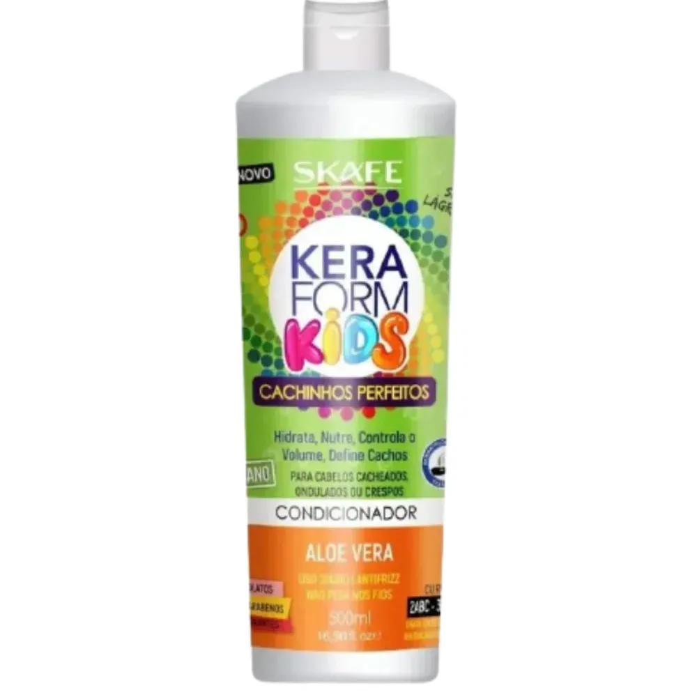 Condicionador Skafe Keraform Cachinhos Perfeitos Kids - 500ml