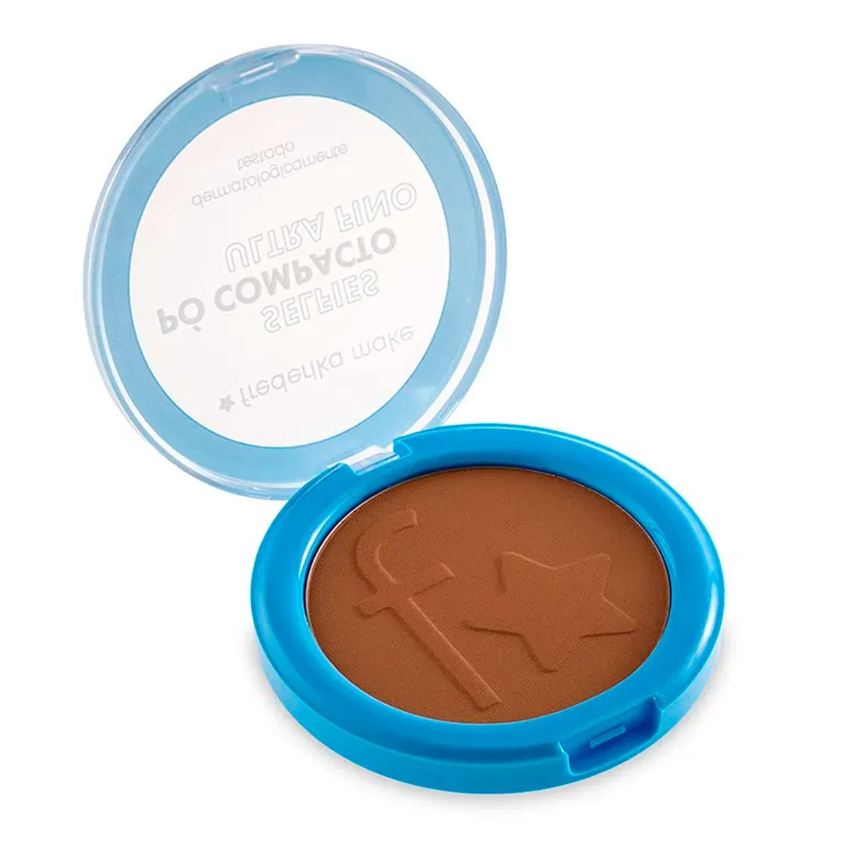 Pó Compacto Ultra Fino Frederika Make Cor 10