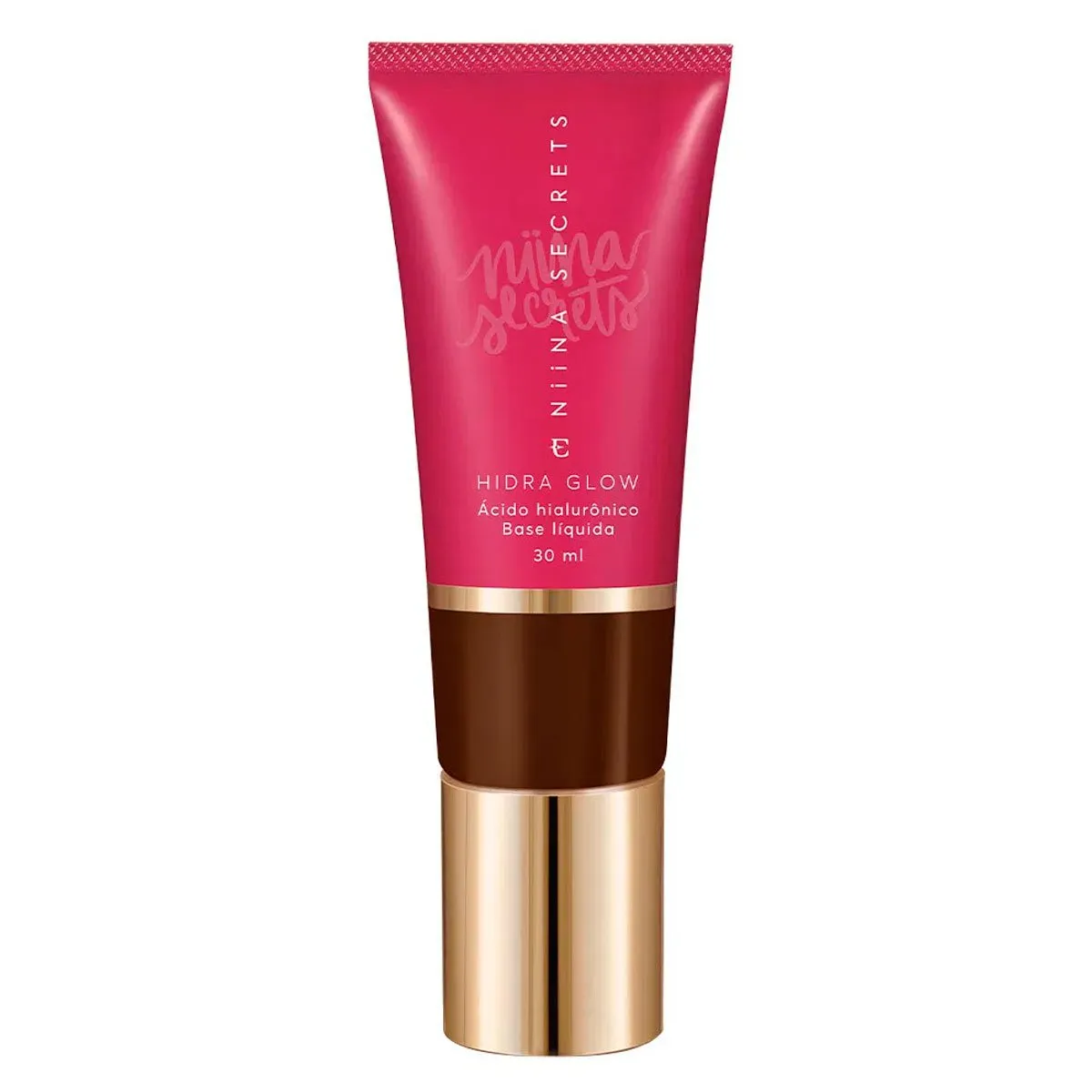 Base Líquida Niina Secrets Hidra Glow Eudora 30ml Cor 100