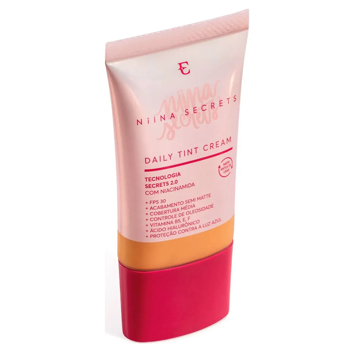 Base Líquida Daily Tint Cream Niina Secrets Eudora 25mL Cor 35