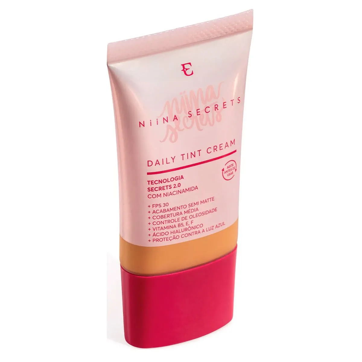 Base Líquida Daily Tint Cream Niina Secrets Eudora 25mL Cor 48