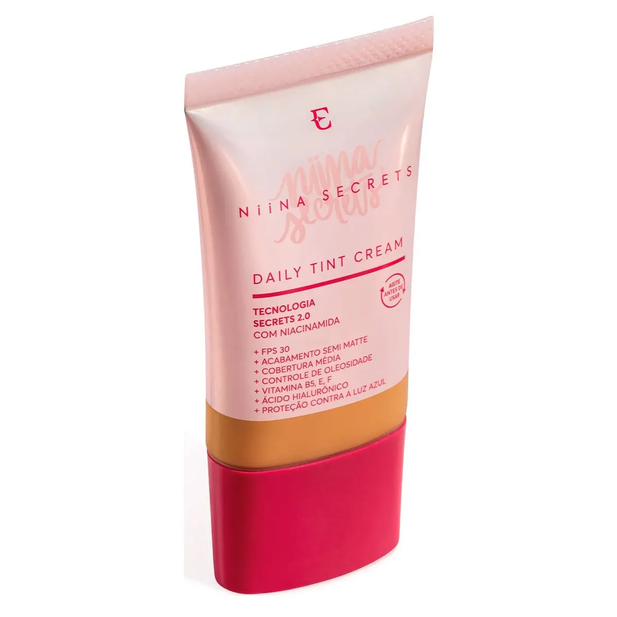 Base Líquida Daily Tint Cream Niina Secrets Eudora 25mL Cor 70