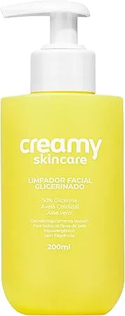 Limpador Facial Glicerinado Creamy 200ml