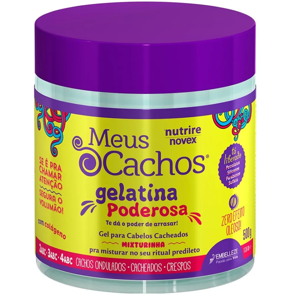 Creme de Pentear Novex Meus Cachos Gelatina Poderosa 500g