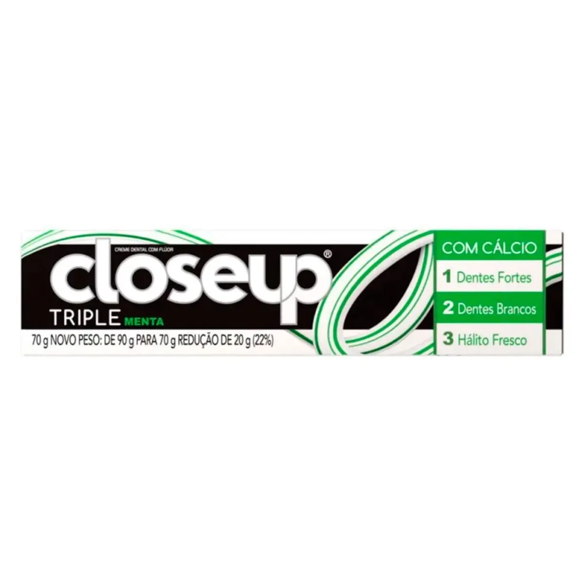 Creme Dental Com Flúor Closeup Triple Menta 70 G