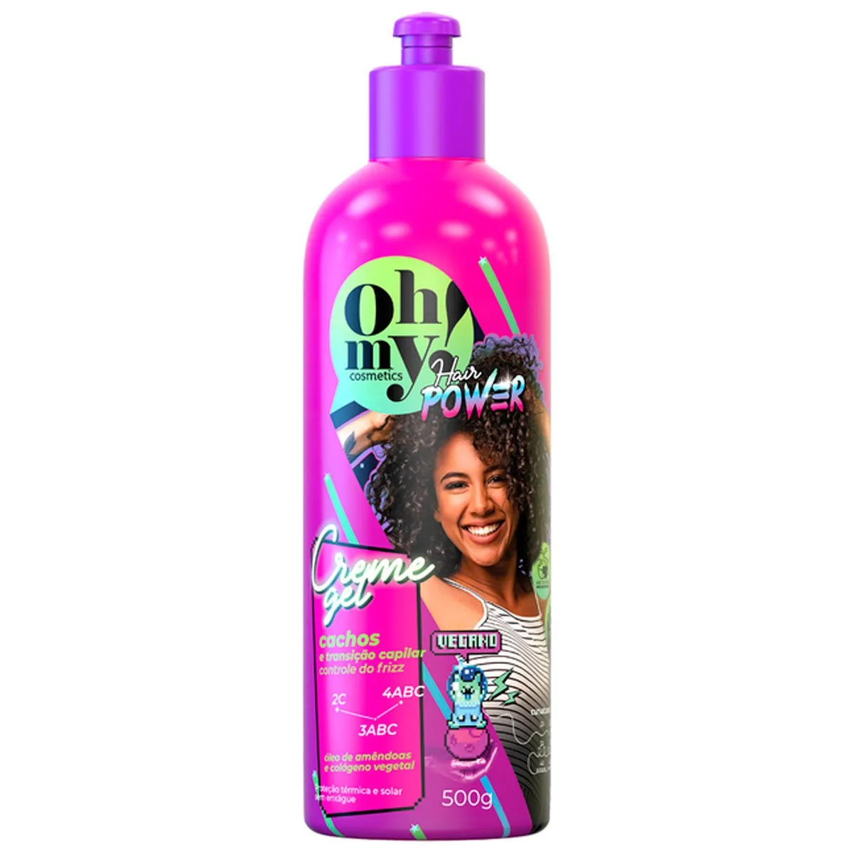 Creme Gel de Cabelo Oh My! Hair Power 500ml
