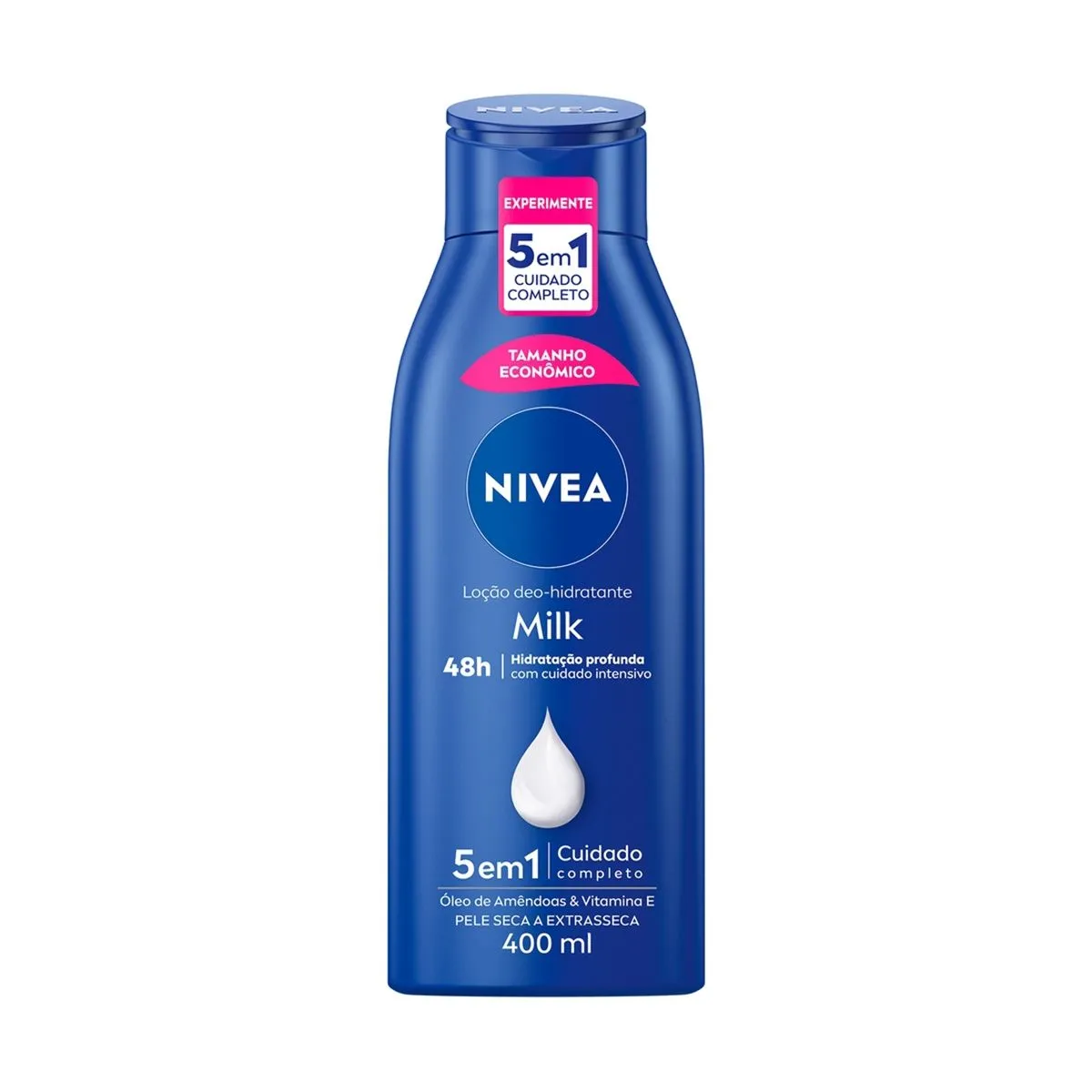 Creme Hidratante Corporal Nivea Milk Hidratação Profunda 400 Ml